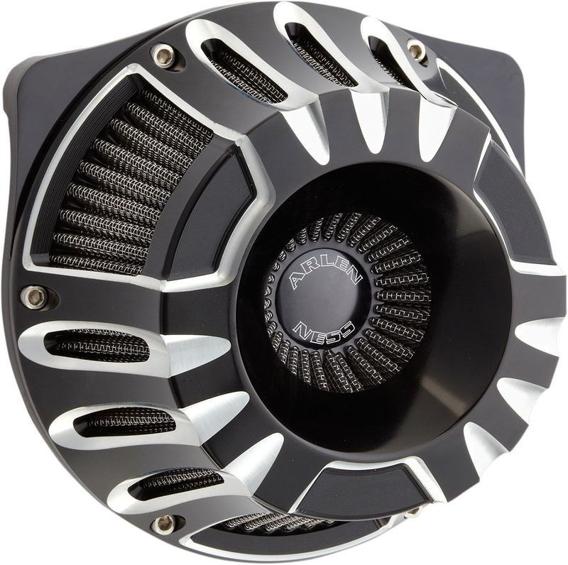 Luftfiltersats Arlen Ness 18-917 Deep Cut CC svart Softail 18-24