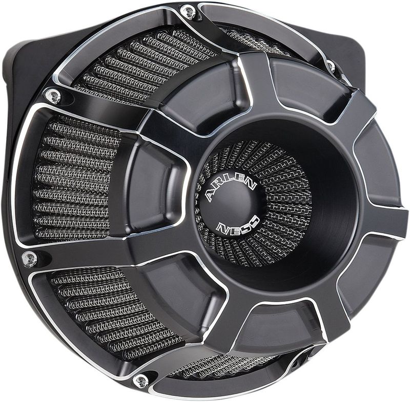 Luftfiltersats Arlen Ness 18-919 Beveled CC svart Softail 18-24