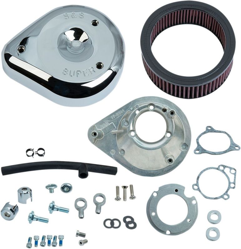 Luftfilter S&S 170-0305B Teardrop krom H-D 08-17