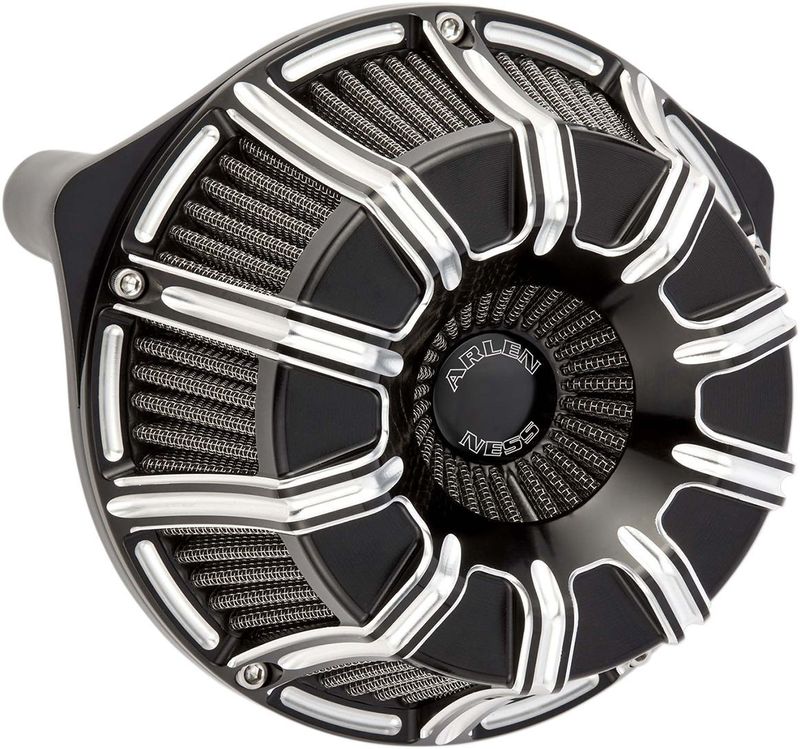 Luftfiltersats Arlen Ness 10-GAUGE CC svart Softail 18-24