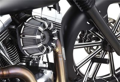 Luftfiltersats Arlen Ness 10-GAUGE CC svart Softail 18-24