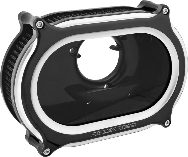 Luftfiltersats Arlen Ness 600-258 Method CC svart CV carb Twin Cam. Delphi m.fl.