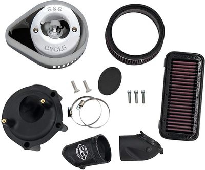 Luftfiltersats S&S 170-0827 Cover krom Indian 20-upp