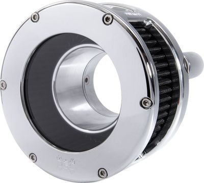 Luftfilter Feuling 5538 BA krom svart klar Softail 18-24