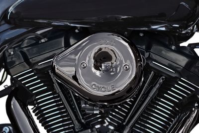 Luftfiltersats S&S 170-0781 Teardrop Lava krom Softail 18-24