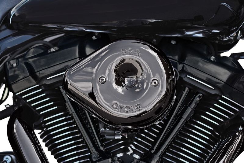 Luftfiltersats S&S 170-0781 Teardrop Lava krom Softail 18-24