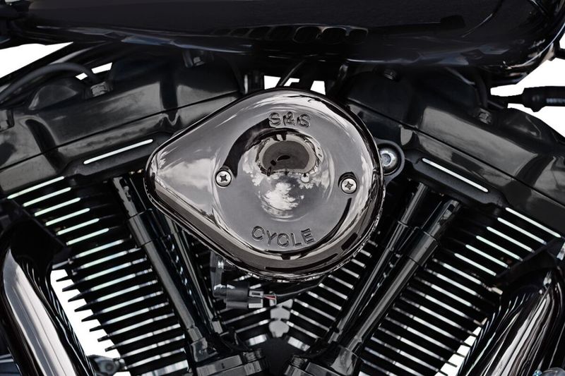 Luftfiltersats S&S 170-0782 Mini-Teardrop Lava krom Softail 18-24