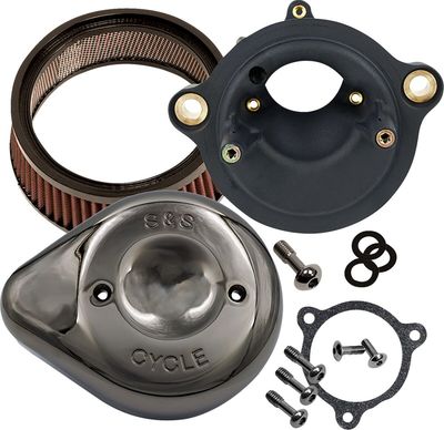 Luftfiltersats S&S 170-0797 Lava Teardrop krom Softail 25-26