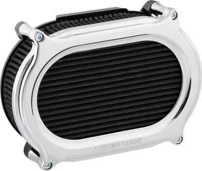 Luftfiltersats Arlen Ness 600-185 II Oval Upgrade krom Softail 18-24