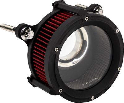 Luftfiltersats Trask TM-1024BK Assault svart Touring 24-upp, Softail 24-upp