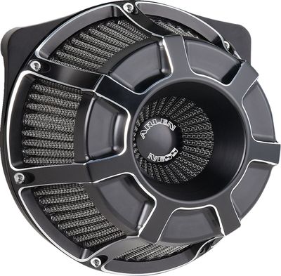 Luftfilter Arlen Ness 600-225 Beveled Inverted svart Softail 25-26