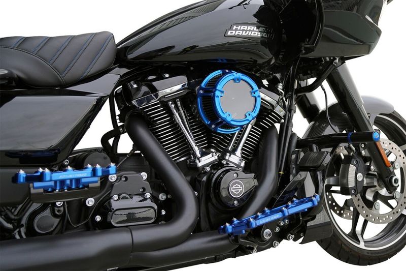 Luftfilter Arlen Ness 600-239 Method klar blå Touring 23-upp