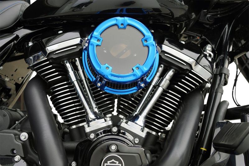 Luftfilter Arlen Ness 600-239 Method klar blå Touring 23-upp