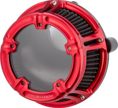 Luftfilter Arlen Ness 600-241 Method klar röd Touring 23-upp