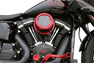 Luftfilter Arlen Ness 600-241 Method klar röd Touring 23-upp
