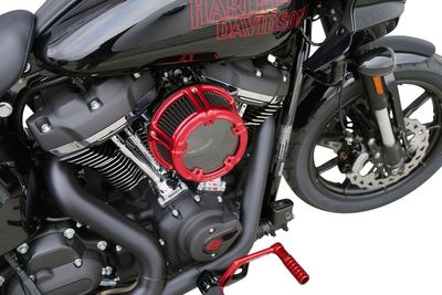 Luftfilter Arlen Ness 600-241 Method klar röd Touring 23-upp