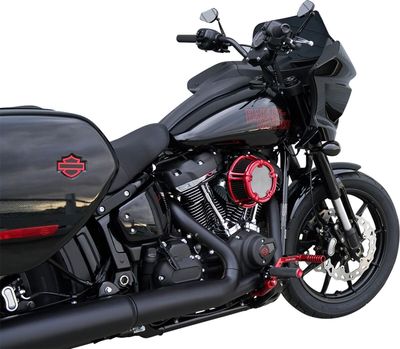 Luftfilter Arlen Ness 600-241 Method klar röd Touring 23-upp