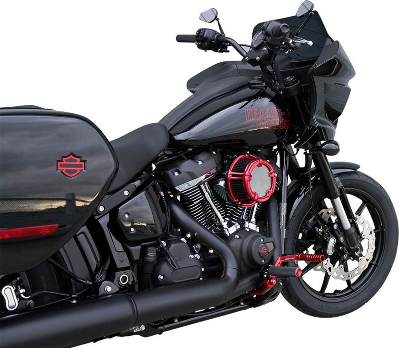 Luftfilter Arlen Ness 600-241 Method klar röd Touring 23-upp