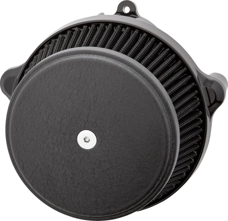 Luftfiltersats Arlen Ness 600-303 1 Sucker svart slät Softail 25-26