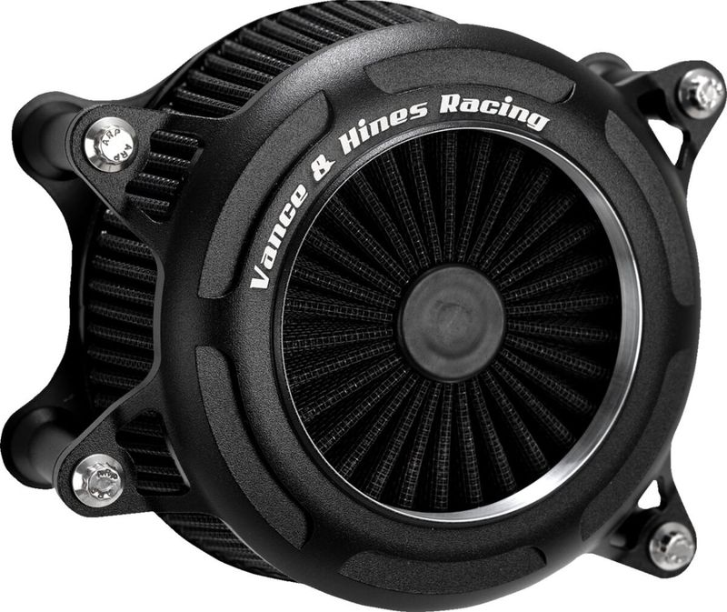 Insugssats Vance & Hines V02 Onyx svart Sportster 91-22