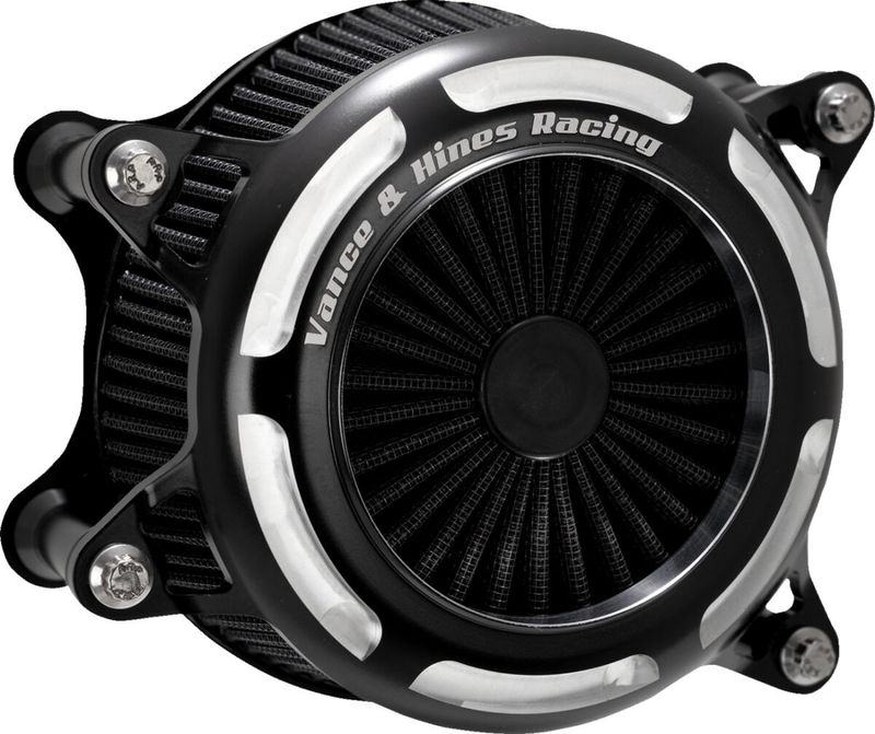 Insugssats Vance & Hines V02 Onyx Contrast svart H-D 08-17