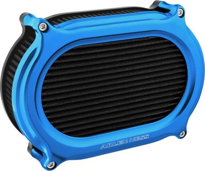 Luftfiltersats Arlen Ness 600-211 2 Oval blå Touring 23-upp