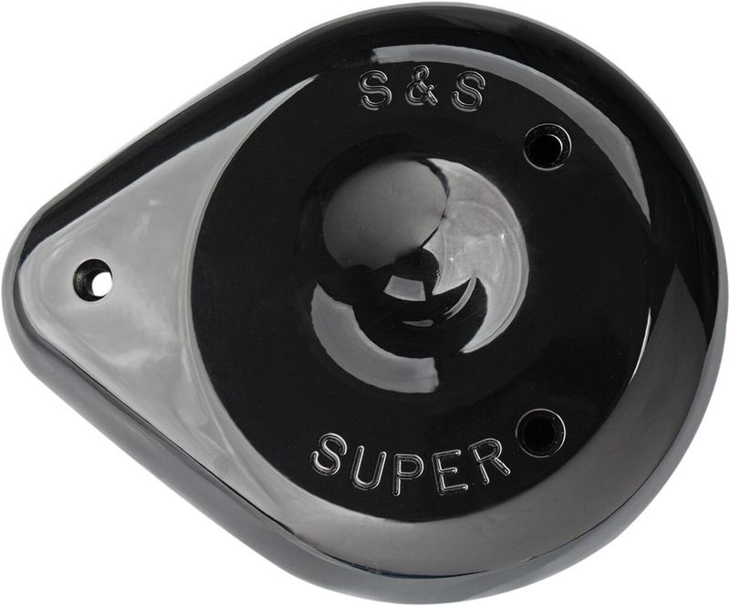 Luftfilterlock S&S E G svart
