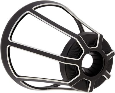 Kåpa filter Arlen Ness Monster Sucker 90 Beveled svart anodiserad