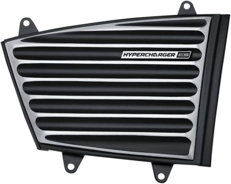 Kåpa Kuryakyn Faceplate Hypercharger ES svart krom