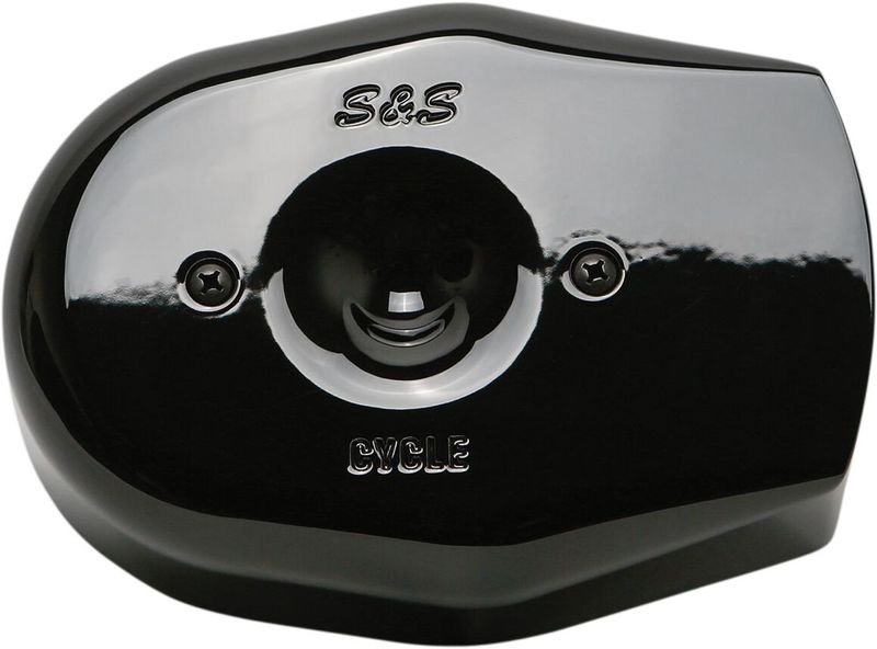 Luftfilterlock S&S svart H-D 99-23