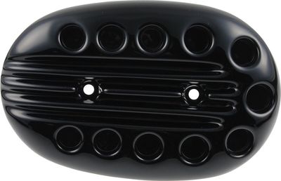 Luftfilterlock Cult-Werk spårad blank XL Sportster with stock oval