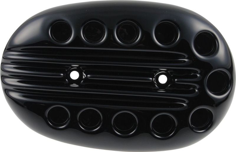 Luftfilterlock Cult-Werk spårad blank XL Sportster with stock oval