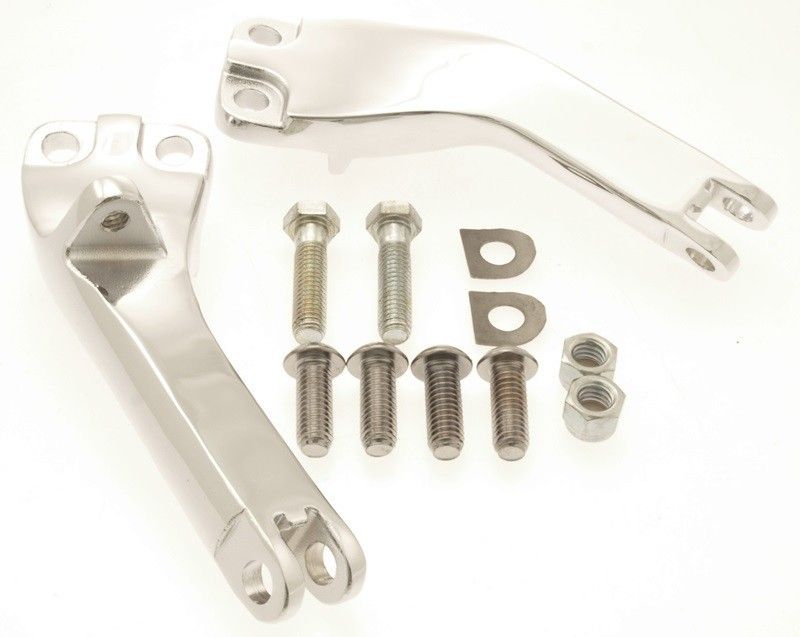Fäste fotpinne Drag Specialties passagerare Dyna 06-17 krom