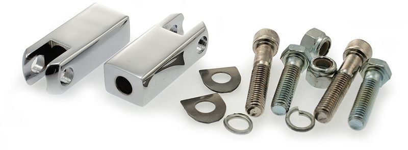 Fästen fotpinne MCS krom XL Sportster 82-03