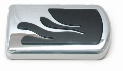 Pedalgummi MCS flame krom FL Softail 86-17