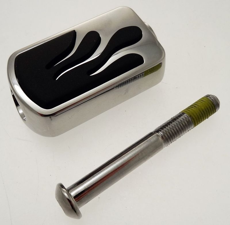Pinne Flame till växelspak krom/gummi OEM 34617-03