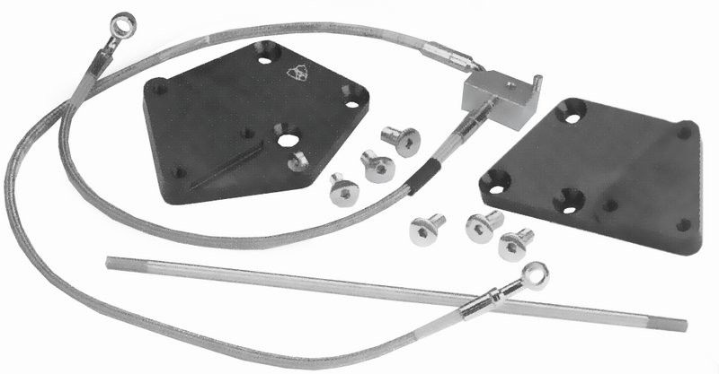 Förlängningssats framflyttade reglage Arlen Ness 3" Softail 00-06