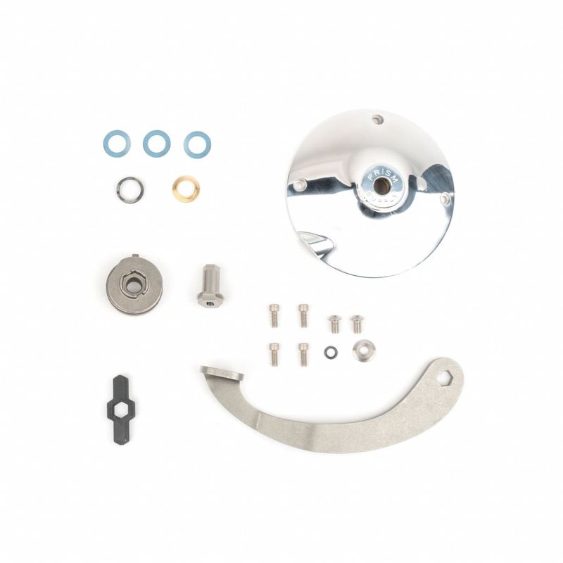 Kopplingssats fotkoppling Prism Supply polerad XL Sportster 94-03