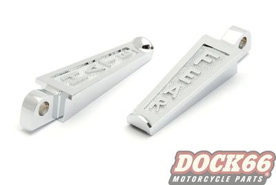 Footpegs ROCKET INC. Hate&Fear chrome