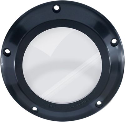 Derbylock Barnett klar svart Big Twin 07-16