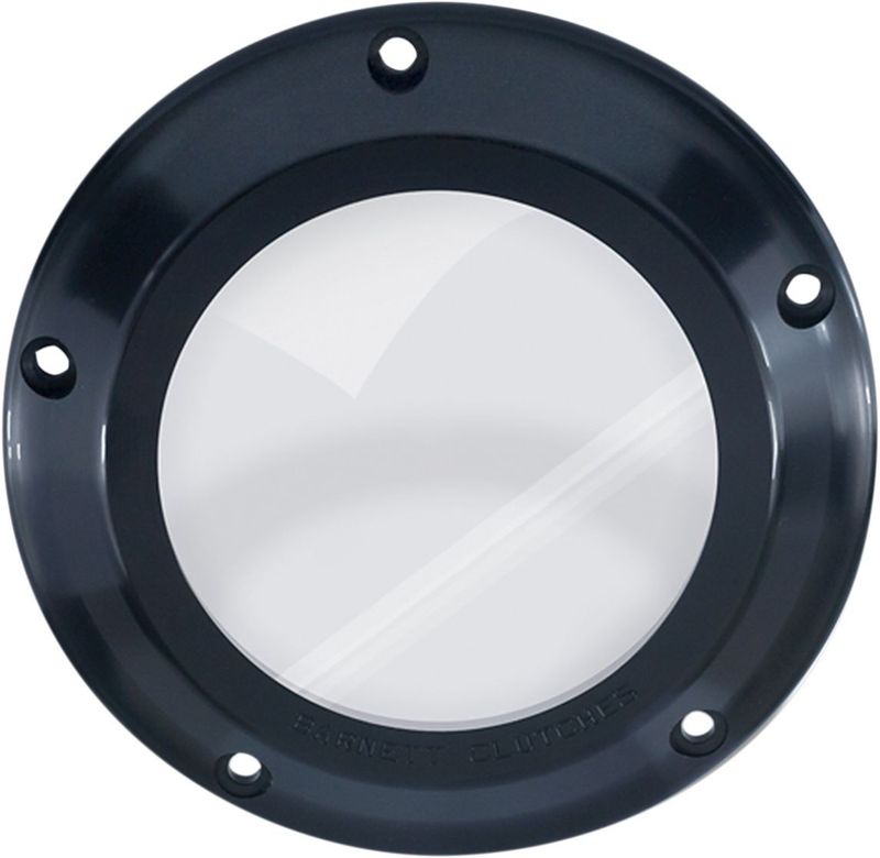 Derbylock Barnett klar svart Big Twin 07-16