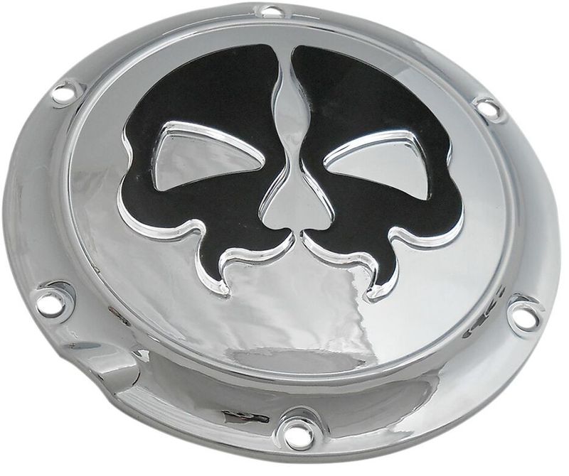 Derbylock Drag Specialties skalle krom Sportster 04-22