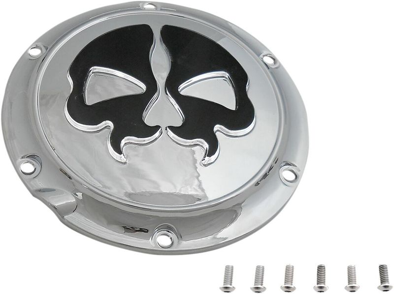Derbylock Drag Specialties skalle krom Sportster 04-22