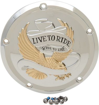 Derbylock Drag Specialties Live Touring 15-24, Trike 17-21 krom/guld