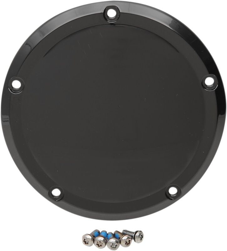 Derbylock Drag Specialties Glossy svart Touring 15-24, Trike 17-21
