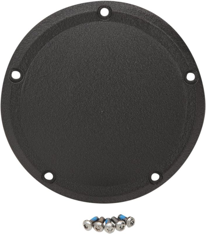 Derbylock Drag Specialties Wrinkle svart Touring 15-24, Trike 17-21