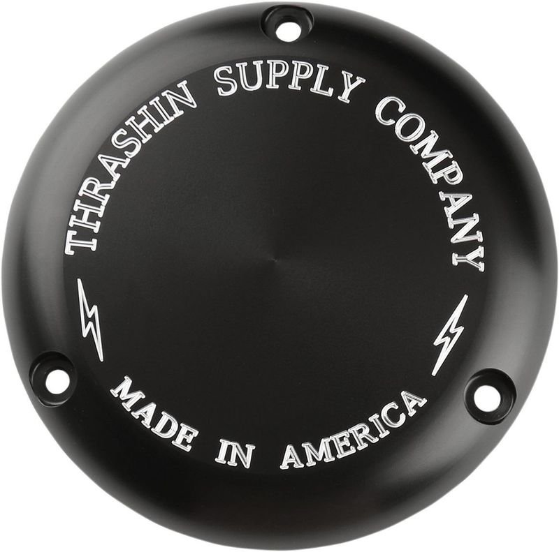 Derbylock Thrashin Supply H-D 70-99 svart/blå