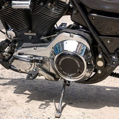 Derbylock Thrashin Supply H-D 70-99 svart/blå