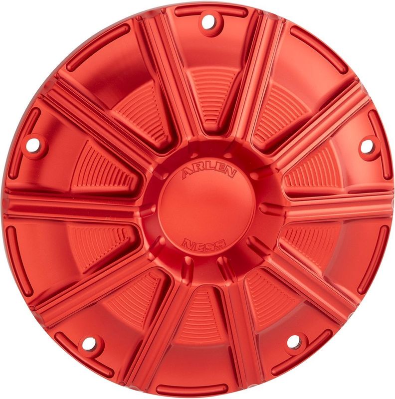 Derbylock Arlen Ness 10-Gauge Touring 16-24, Trike 16-21 röd