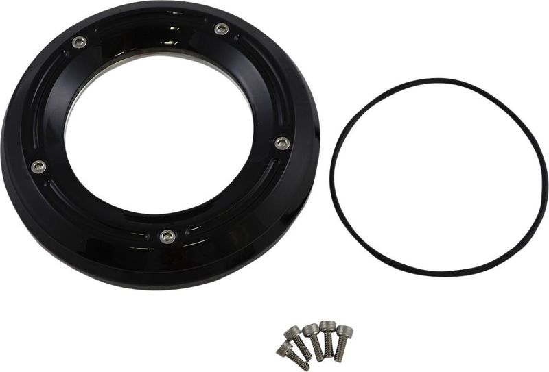 Derbylock Trask Performance Assault Softail 19-26 blanksvart